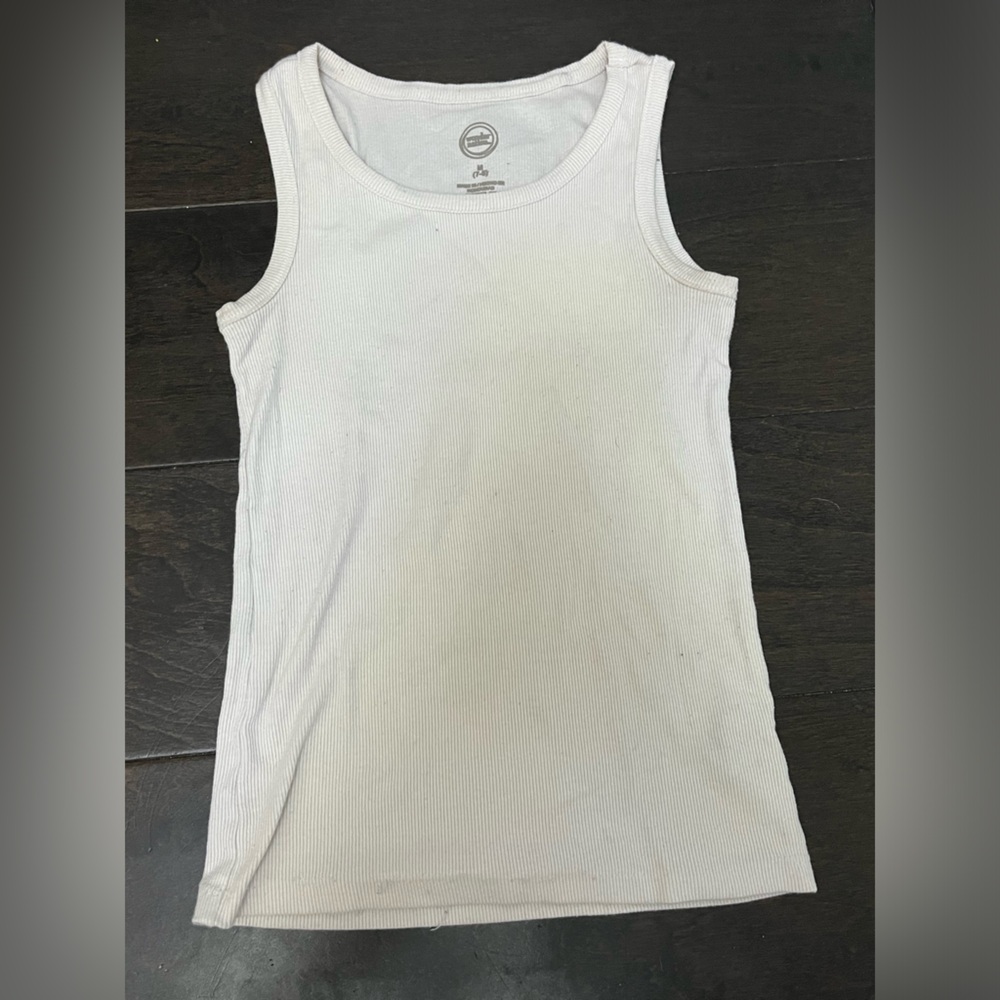 Kids White tank top